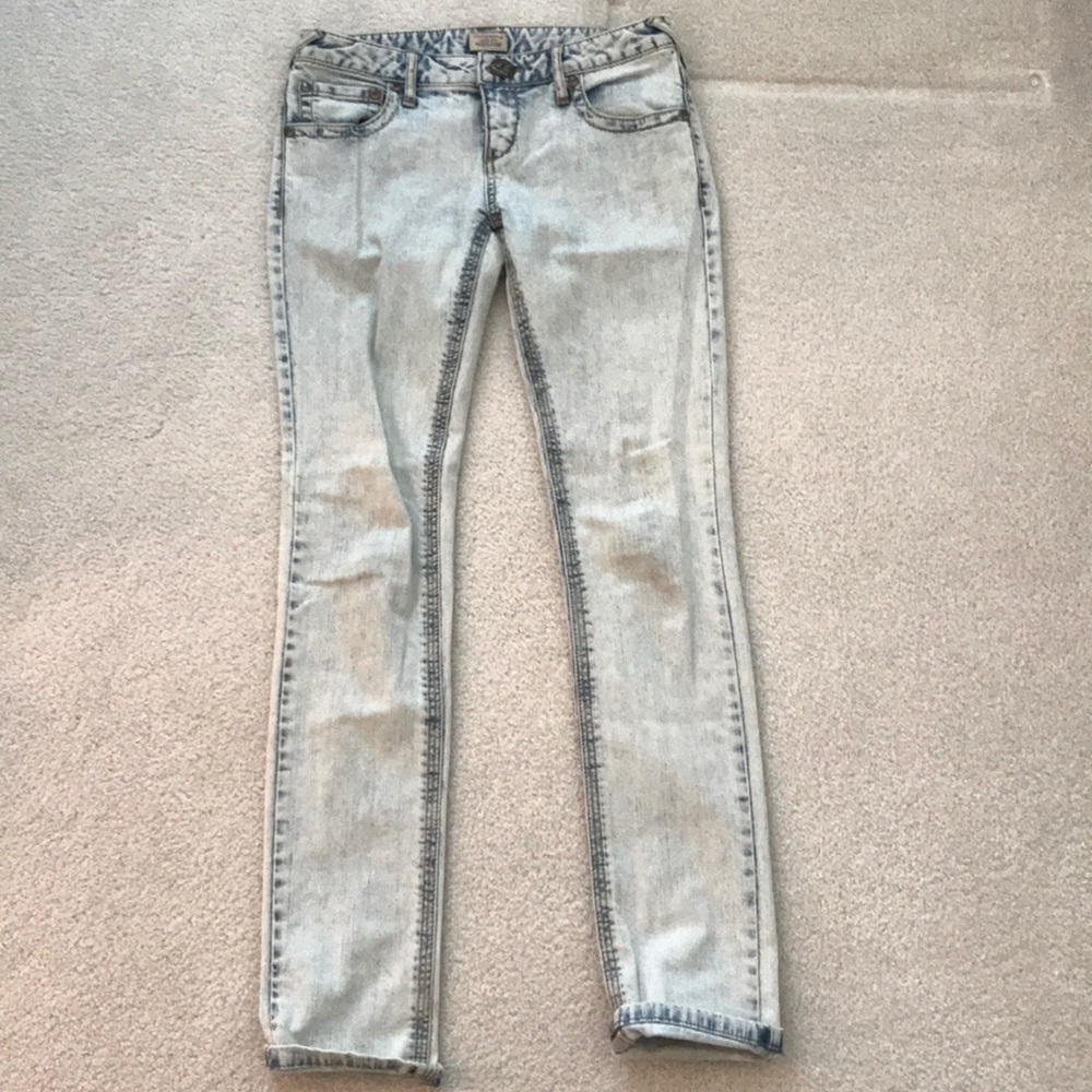 Free People acid washed jeans